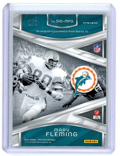 Nebulosa 2024 Panini Spectra #SIG-MFG Marv Fleming Signatures #/2 - Imagen 2 de 2