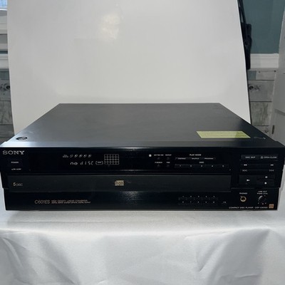 Sony CDP-C601ES 5-Disc CD Player Tested Working Japan Vintage