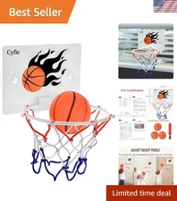 Indoor Outdoor Toddler Basketball Hoop - Engaging Bath Time Slam Dunk Fun