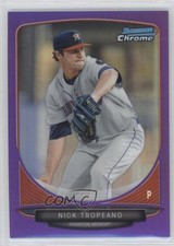 2013 Bowman Chrome Prospects Purple Refractor 123/199 Nick Tropeano #BCP179 0c2