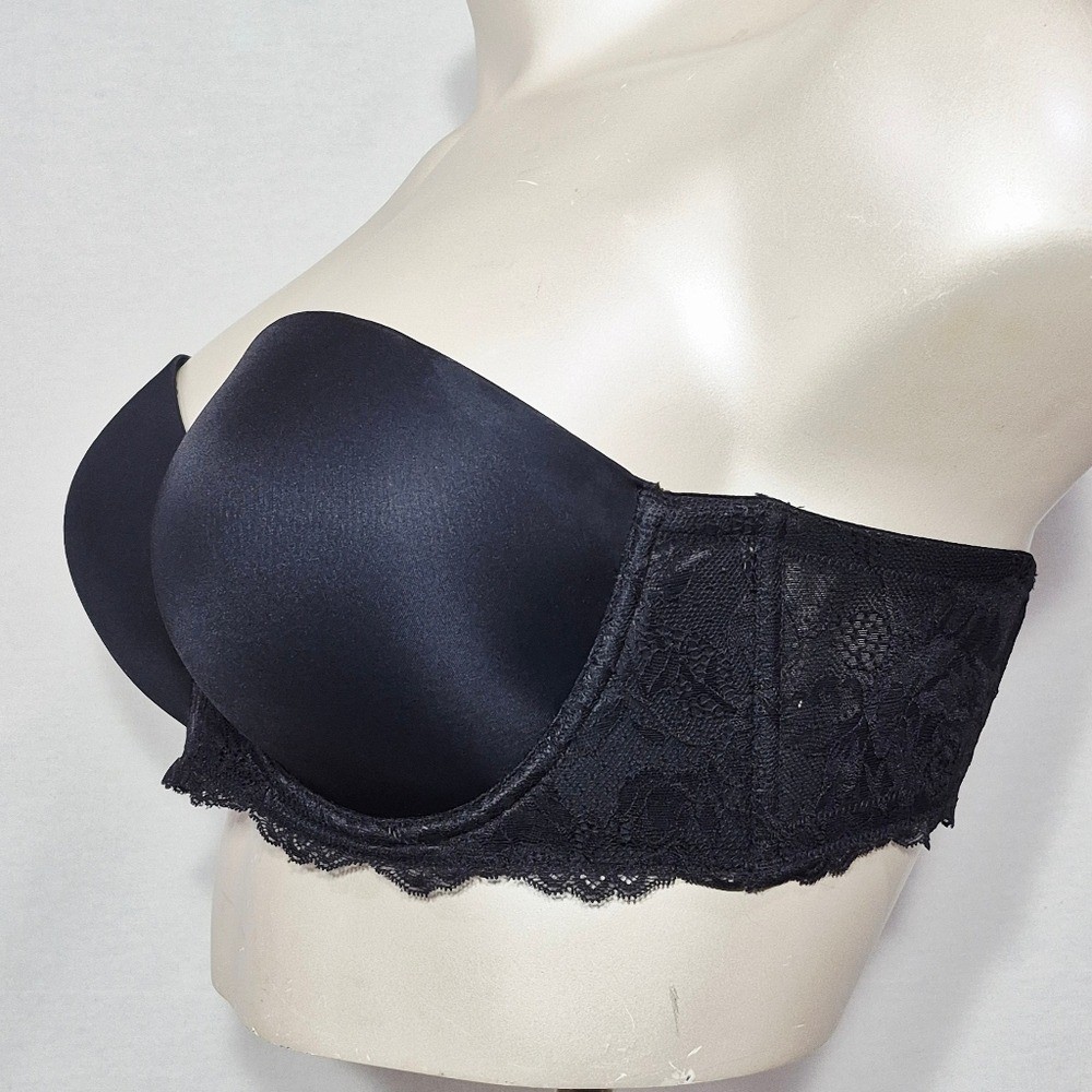 42C Torrid Lightly Lined Strapless Underwire Bra … - image 3