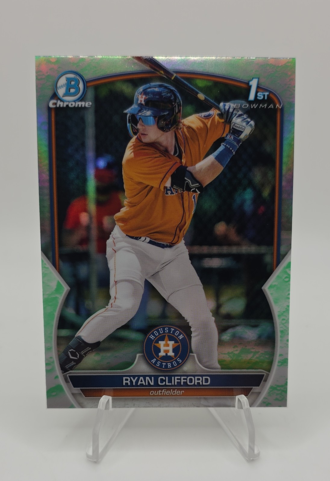 2023 Bowman - Chrome Prospects Ryan Clifford #BCP-10 Lunar Glow Refractor (RC)