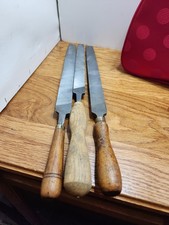 3 Vintage Made In USA File Set Johnson, Nucut, Delta Flat Blast