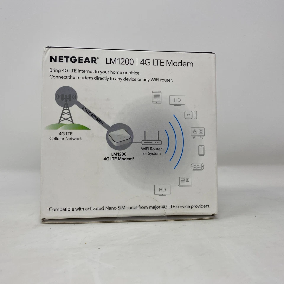 Netgear LM1200 4G LTE  Modem - AT&T Verizon T-Mobile - SEALED - Image 3 of 4