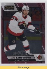 2023-24 O-Pee-Chee Platinum Matte Pink Jake Sanderson #14 READ hj3