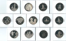 1992-2018 Proof U.S. Commemorative Half Dollar Collection of 13 - $260 value