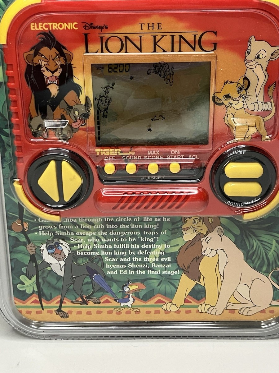 Vintage Tiger Electronic Disney The LION KING Handheld Game 90s
