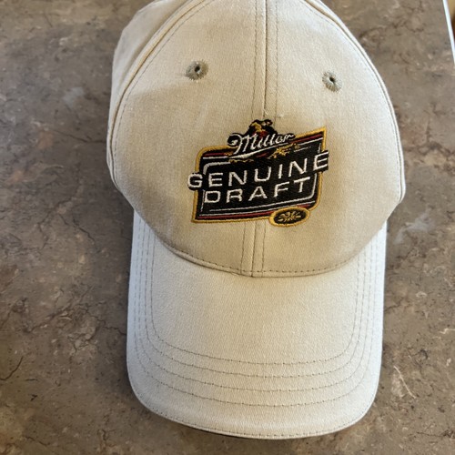Miller Genuine Draft Tan Adjustable Hat