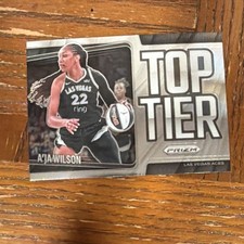 2025 Panini Prizm WNBA A'ja Wilson Top Tier Las Vegas Aces Basketball Card #2
