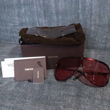 Tom Ford Kyler TF104 Sunglasses Red Men's Accessories Near Mint Used with Case
