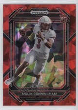 2023 Panini Prizm Draft Picks Red Ice Prizm Malik Cunningham #112 1j1e