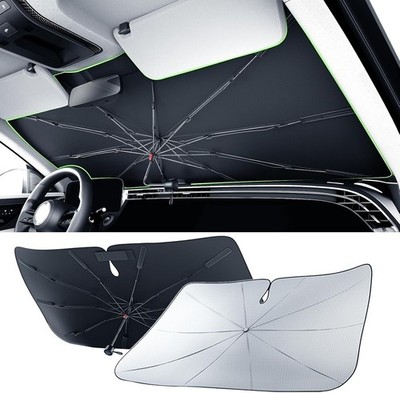 Car Windshield Sun Shade Umbrella, Custom Fit: Toyota Camry, Corolla, Ford Range