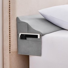 Bed Wedge Pillow for Headboard Gap Filler King 76"x6"x10"   Triangle Pillo