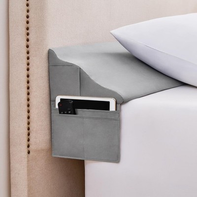 Bed Wedge Pillow for Headboard Gap Filler King(76''x6''x10'')  Triangle Pillo