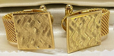 Boutons De Manchette Vintage Anson Or - Style Mid-Century - Occasion
