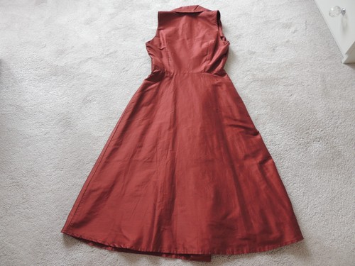 Stunning Coast dress size 10 wrap over midi with belt worn once - Picture 5 of 6