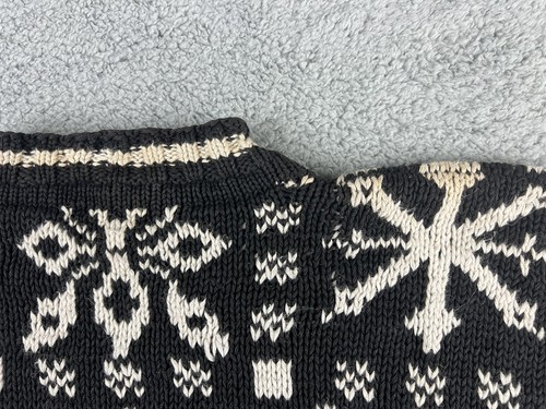 Vintage Aeropostale Sweater Men's Small Chunky Knit Fair Isle Compagnie Generale - Picture 16 of 18