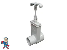 Hot Tub Spa Gate Slice Valve 1 1/2" Street X Slip Works with 1 7/8" OD Fittings
