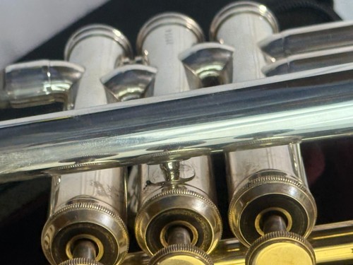Intermediate Besson 1000 Silver Trumpet JUST SERVICED Plays Perfectly - Picture 6 of 21