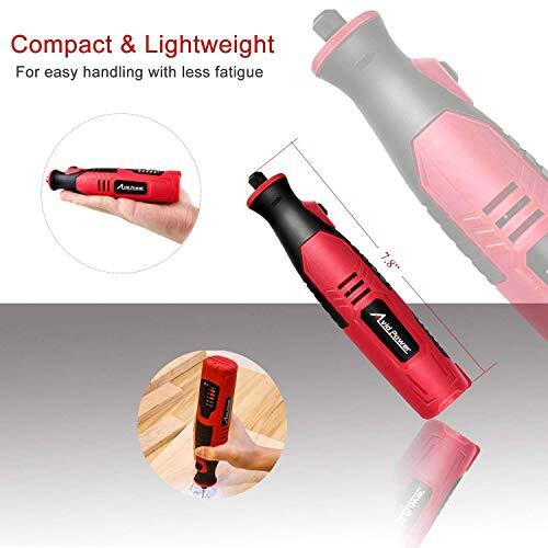 AVID POWER Cordless Rotary Tool 2.0 Ah 8V Rechargeable Rotary Tool, 4 Front LED - Picture 4 of 8