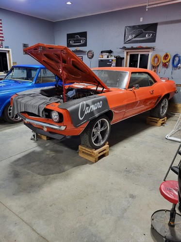 Big Banner '69 Camaro Art - Chevy SS 1969 69 RS Super Sport Chevrolet shop sign - Picture 16 of 24