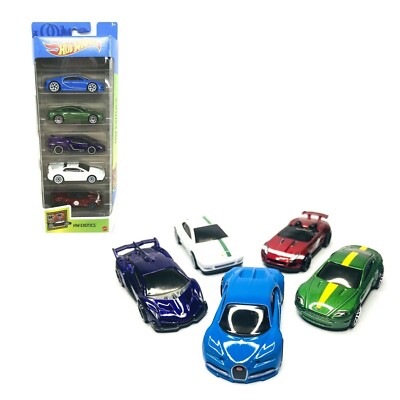 x Hot Wheels HW Exotics Pack Bugatti Aston Martin Lotus Kids