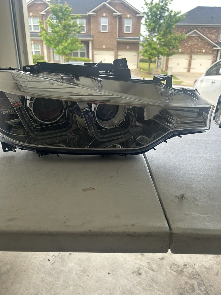 12-15 Fit BMW F30 328i 335i HID Sedán LED U-Bar Cromo Proyector DRL Faro Foto 3 de 4