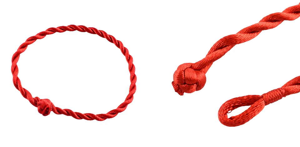 Armband Rot Buddha Kabbala Hand Made Rotes Glücksarmband Red String Schnur - Bild 4 von 4