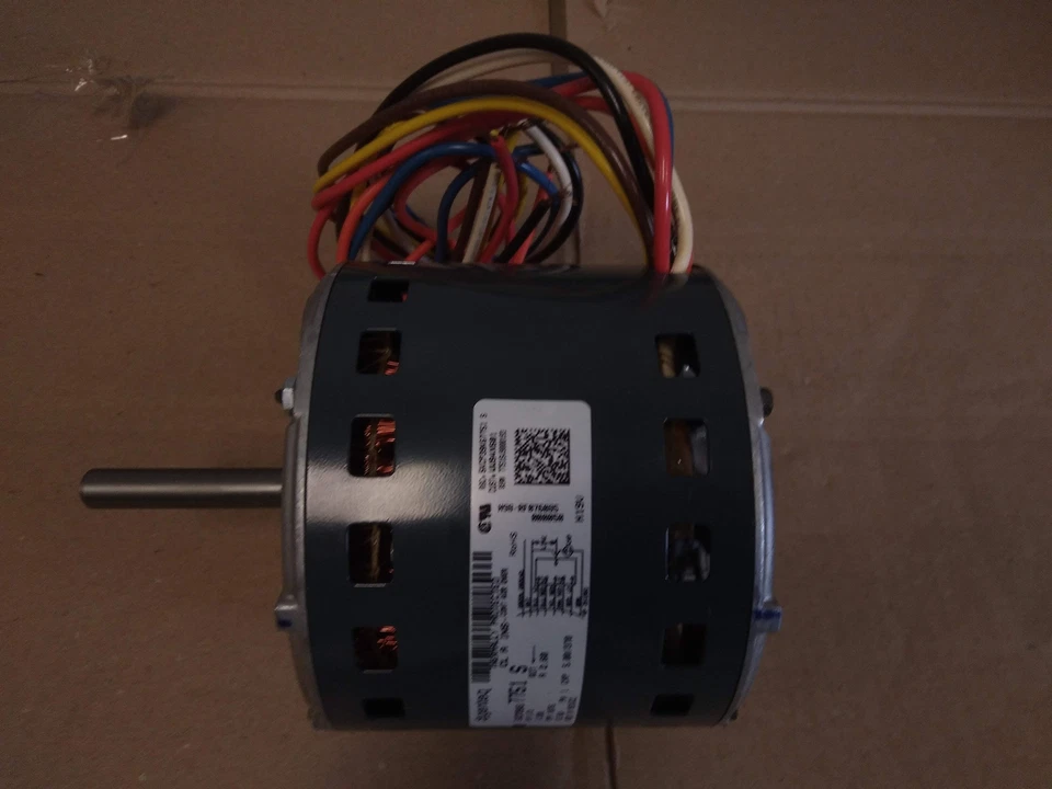 GENTEQ MOT03412 1/3 HP PSC DIRECT DRIVE BLOWER MOTOR 230/60/1 RPM:1075/5-SPEED - Image 3 of 4