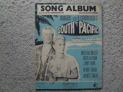 Vintage Sheet Music Piano Book SOUTH PACIFIC SONG ALBUM - Imagen 1 de 2