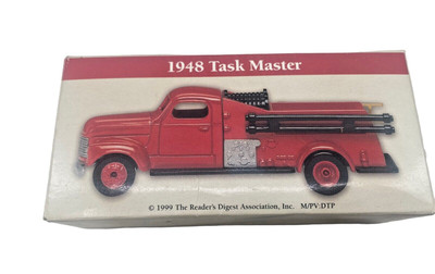 Readers Digest 1/64 Scale 1948 Task Master Red Fire Engine 1999 Diecast NIB