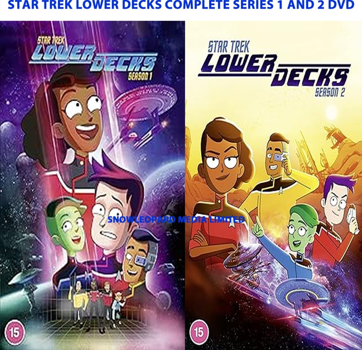 STAR TREK LOWER DECKS COMPLETE SERIES AND DVD First Second