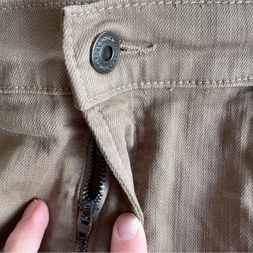 Pantalones ajustados Flag & Anthem para hombre 42x30 caqui Oakland mezcla de algodón elástico - Imagen 6 de 9