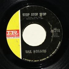 The Hollies *Stop Stop Stop/It's You* 45 rpm Vinyl 7" Single 66214 Monarch