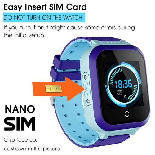 4G Kinder Smartwatch Telefonuhr Mit GPS Videoanruf Chat Jungen&Mädchen Geschenk - Bild 53 von 64