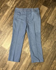 New 70’s Mens Vintage Wrangler Hero Classic Jeans, Made In USA, Flex Fit, 46x32