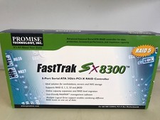 NEW IN OPEN BOX PROMISE FastTrak SX8300 8 PORT PCI-X 3.0Gb/s Controller Card