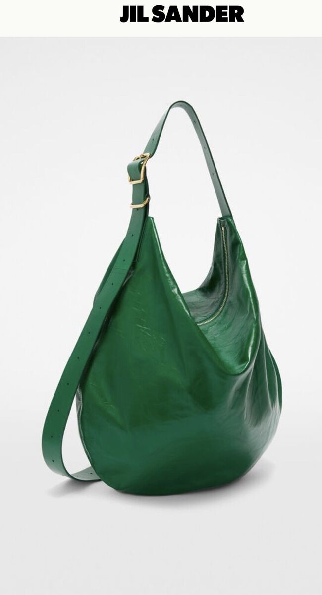 JIL SANDER MOON BAG IN FORREST GREEN COLOR | eBay JIL SANDER MOON BAG IN FORREST GREEN COLOR | eBay