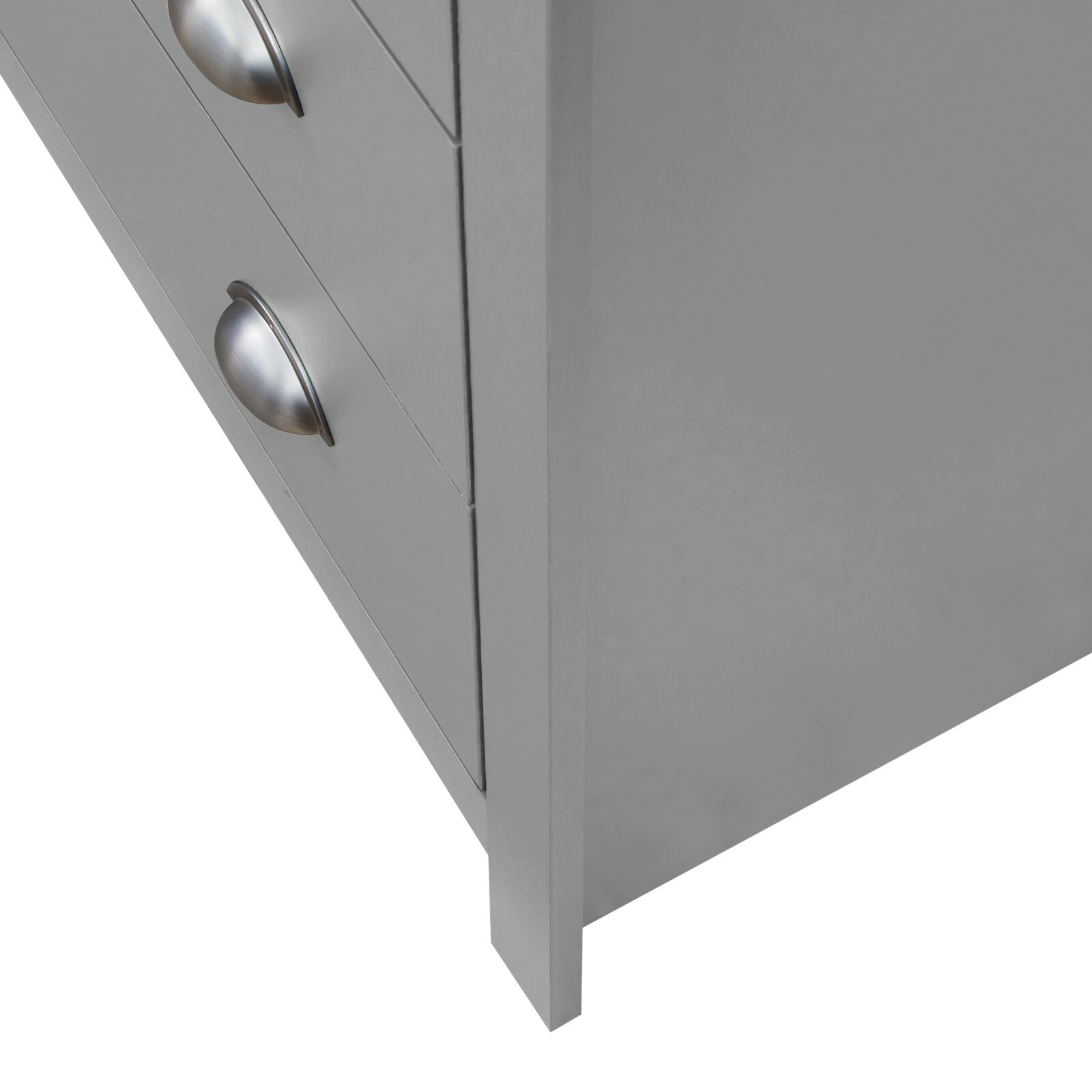 Lisbon 2 Door Double Wardrobe In Grey Bedroom Furniture Storage