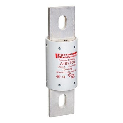 Mersen A4BY700, 700A, 600V AC, 300V DC, Time Delay/Current Limiting, Blade Fuse