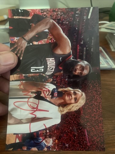 James Harden With Kristen Ledlow Signed Photo - Picture 3 of 3