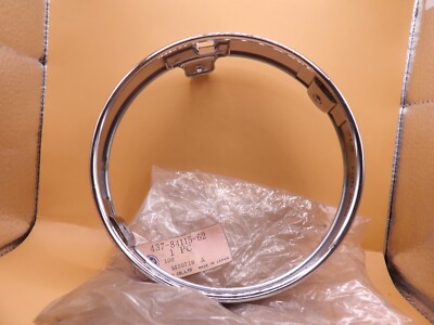 NOS Yamaha DT100 DT125 1974-75 Genuine Headlight Head Lamp Rim OEM 437-84115-62