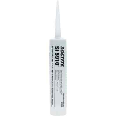 Loctite 231232 Caulk & Sealant: 300 mL Cartridge, Black, RTV Silicone