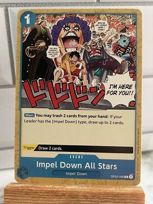 One Piece Paramount War Impel Down All Stars OP02-066 NM | eBay