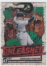 2021 Panini Donruss Unleashed Giancarlo Stanton Vector Holo Parallel #UNL6