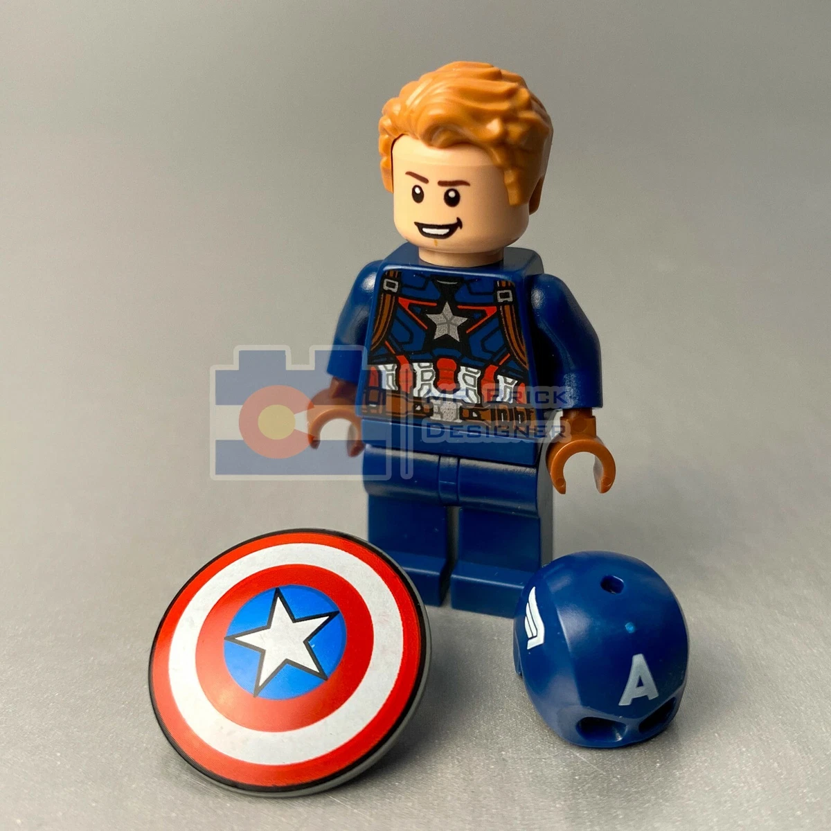 NEW Lego Captain America Minifigure 76189 Marvel What If Cap Steve Rodgers