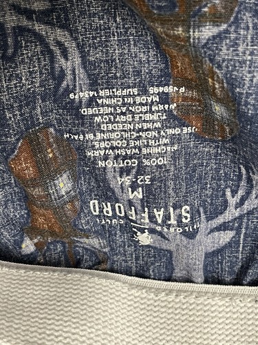New - 2 PK - Stafford/ Nordstrom Rack - Boxer Shorts - Mens M 4"Ins - Cotton - Picture 3 of 6