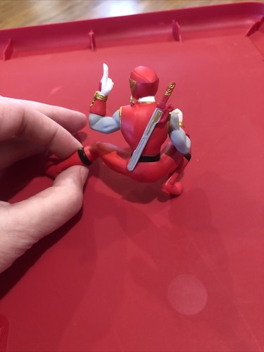RED POWER RANGER Ninja Storm 2003 Markenzeichen Ornament - COOL! - Bild 8 von 10