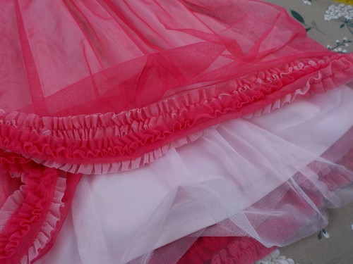 Isobella & Chloe Fuchsia Pink Sheer Layered Dress Size 8 (1403-PC Game Box) - Picture 13 of 19