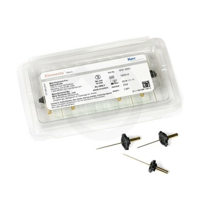 Kerr Elements Gutta Percha Cartridges Obturation 10/pk (Light, medium and heavy)